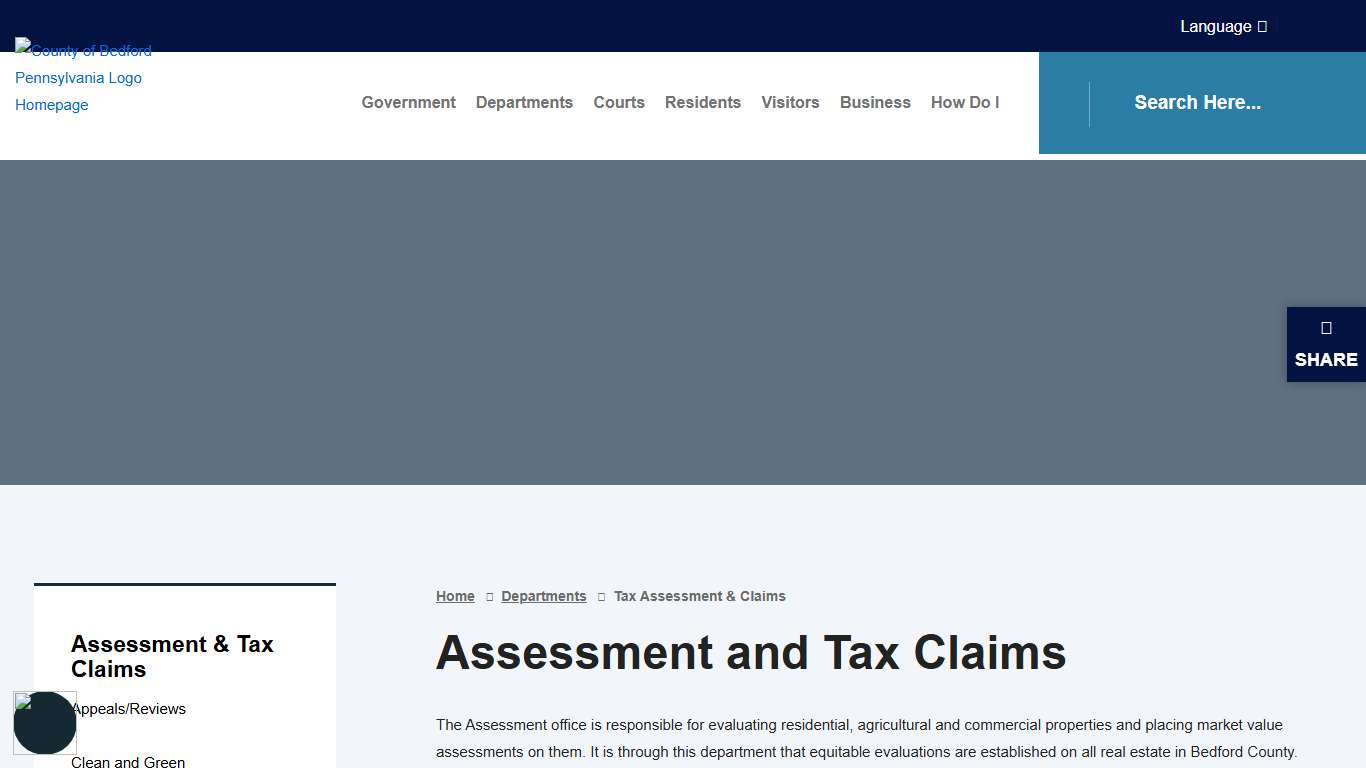 Assessment and Tax Claims