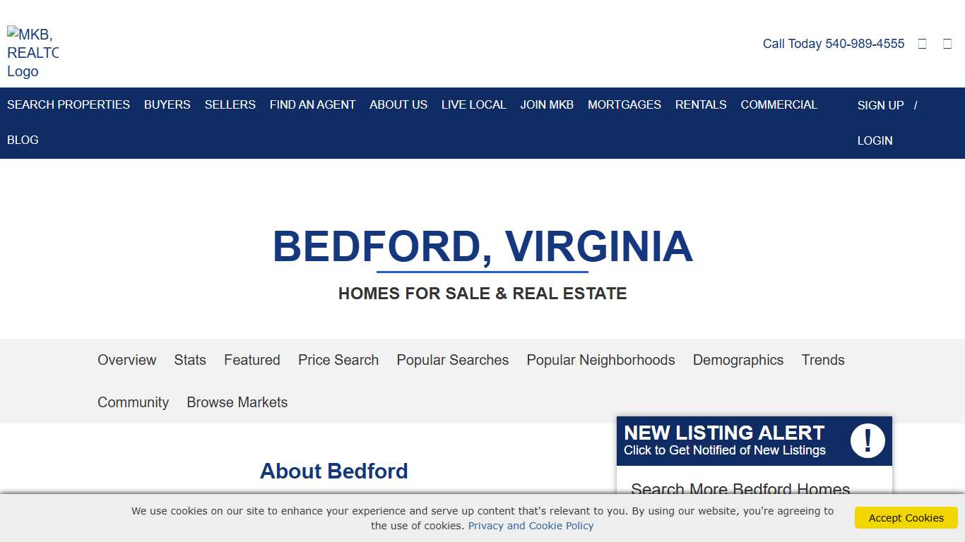 Bedford, VA Real Estate Bedford Realtors - MKB, REALTORS